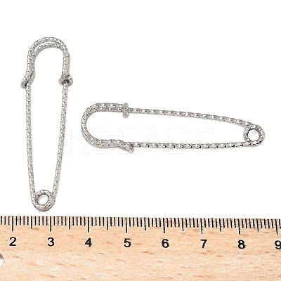 304 Stainless Steel Safety Pins Brooch Findings STAS-K252-11E-P-1