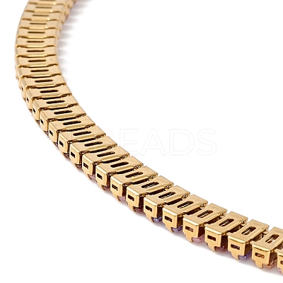 Cubic Zirconia Tennis Necklaces NJEW-G017-01E-G-1