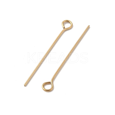 304 Stainless Steel Eye Pins STAS-K293-13G-0.6x26mm-1