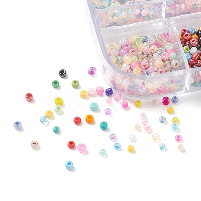 12 Style 12/0 Glass Seed Beads SEED-YW0001-49D-1