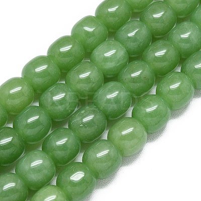 Natural Malaysia Jade Beads Strands G-B165-F11-10x10mm-1