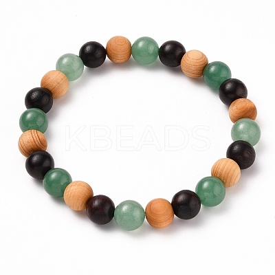 Stretch Bracelets Sets BJEW-JB05662-04-1
