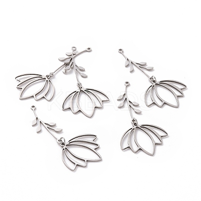 Non-Tarnish 201 Stainless Steel Big Pendants STAS-S105-LA364-1-1