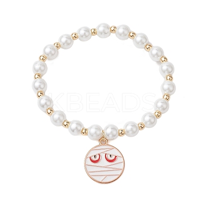 Alloy Enamel Charm Bracelets BJEW-JB10851-04-1