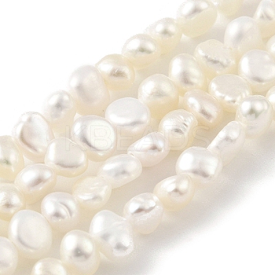 Natural Cultured Freshwater Pearl Beads Strands PEAR-A006-02E-1