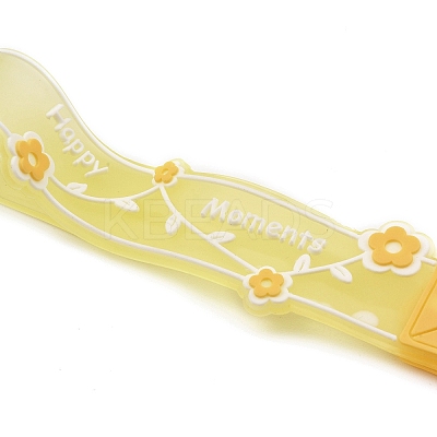 Flower PVC Rope Keychains KEYC-B015-01LG-05-1