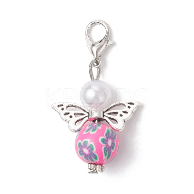 Handmade Polymer Clay Pendants HJEW-JM04651-1