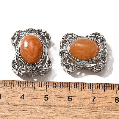 Natural Red Aventurine Multi-Strand Links KK-M304-05P-10-1