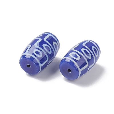 Tibetan Style dZi Beads G-C102-05E-1