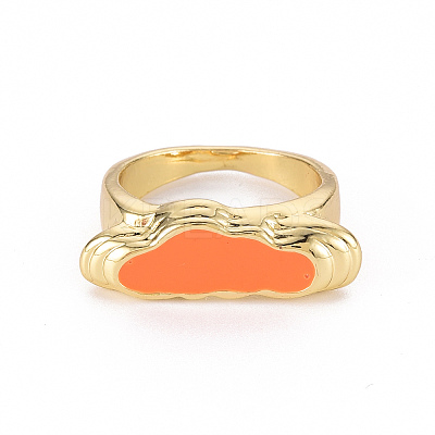 Alloy Enamel Wide Band Rings RJEW-N034-003B-RS-1