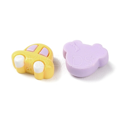Opaque Resin Cabochons CRES-F030-01J-1
