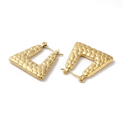 Rack Plating 304 Stainless Steel Hoop Earrings for Women EJEW-Z026-27G-1