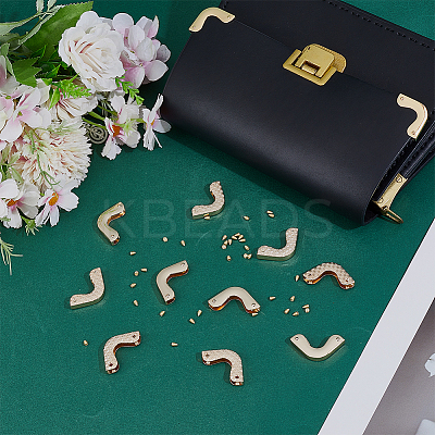 12 Bgas Zinc Alloy Bag Corner Protectors FIND-OC0013-83-1