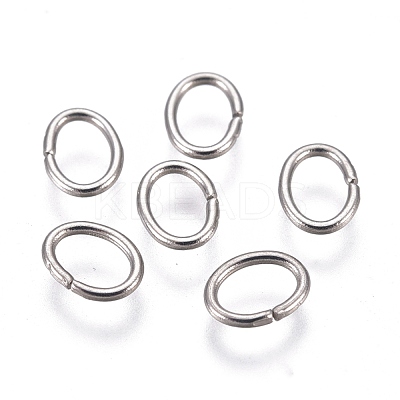 Tarnish Resistant 304 Stainless Steel Open Jump Rings STAS-F250-11P-F-1