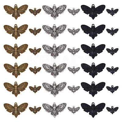 36Pcs 6 Style Alloy Pendants FIND-FH0007-81-1