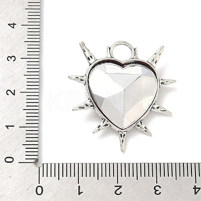 Alloy with Acrylic Pendants FIND-G104-02AS-1