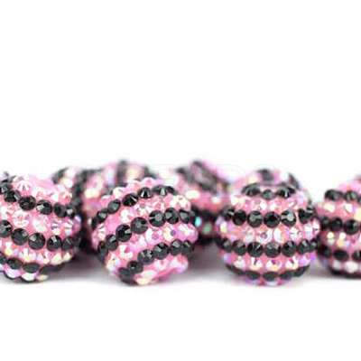 Resin Rhinestone Beads RESI-TAC0004-28G-1
