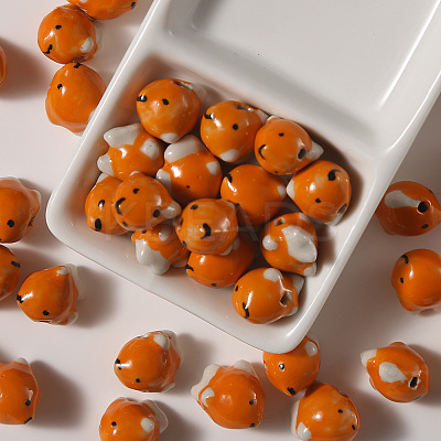 Handmade Porcelain Beads for Necklaces Bracelets Making PORC-TAC0009-05B-1
