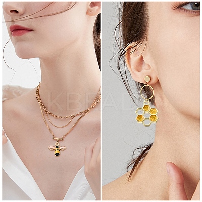 20Pcs 10 Styles Alloy Enamel Pendants FIND-YW0004-72-1