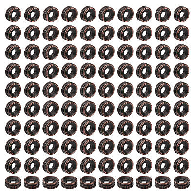 300Pcs Tibetan Style Alloy Spacer Beads FIND-ME0002-29R-1