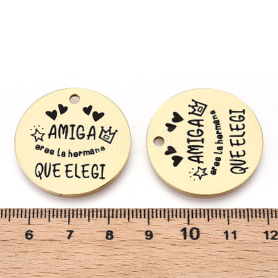 201 Stainless Steel Pendants LS-STAS-T064-37G-7-1