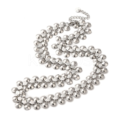 Non-Tarnish Handmade 304 Stainless Steel Necklaces NJEW-Q333-03B-1