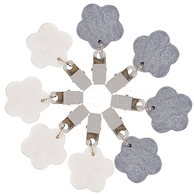 8Pcs 2 Colors Marble Tablecloth Weights AJEW-GF0011-84A-1