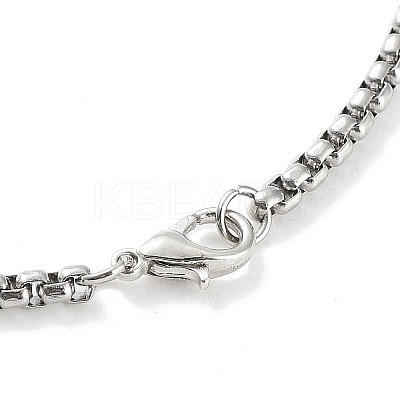 201 Stainless Steel Enamel Pendant Necklaces NJEW-P284-06P-1