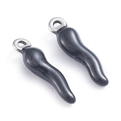 304 Stainless Steel Pendants STAS-I148-02P-09-1