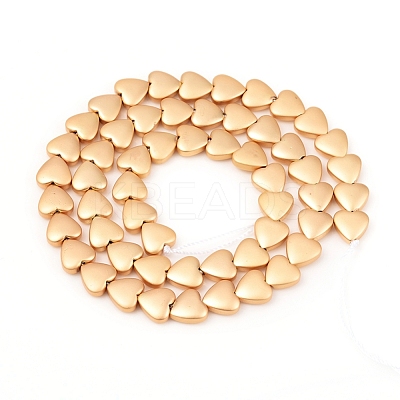 Electroplated Non-magnetic Synthetic Hematite Beads Strands G-F682-06A-KCG-1