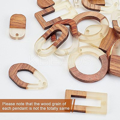 DIY Wooden Dangle Earring Making Kits DIY-OC0007-03-1