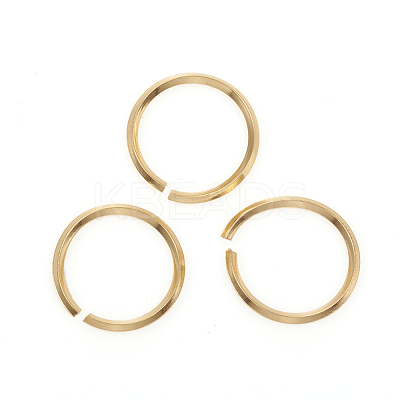 304 Stainless Steel Open Jump Rings STAS-G224-22G-08-1