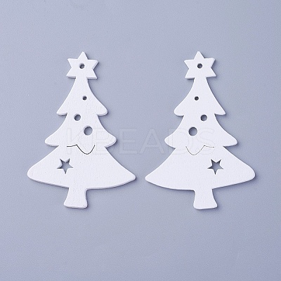 Poplar Wood Pendants LS-WOOD-O004-26B-1