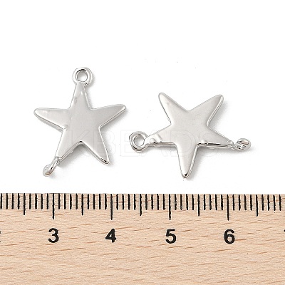 Brass Connector Charms KK-U047-01P-1