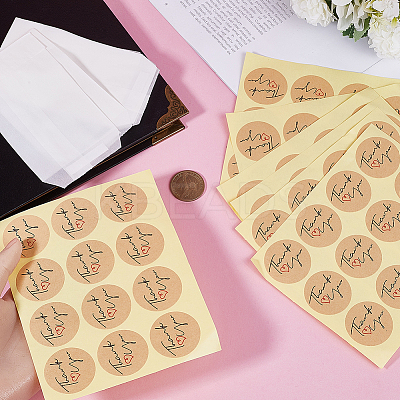 120Pcs Flat Translucent Glassine Waxed Paper Treat Bags Cookie Bags STIC-CP0001-11D-1