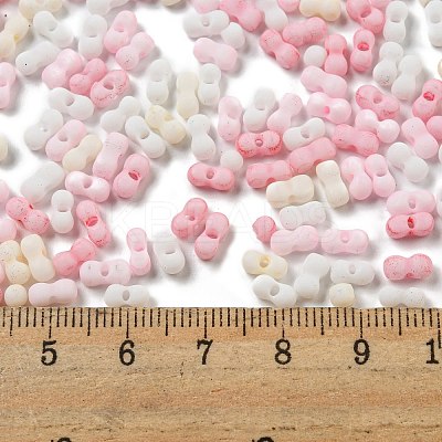 Macaron Color Opaque Frosted Glass Seed Beads SEED-K009-12B-02-1