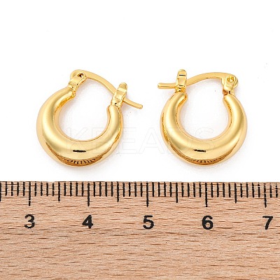 Chunky Huggie Hoop Earrings for Women LS-EJEW-A064-11G-RS-1