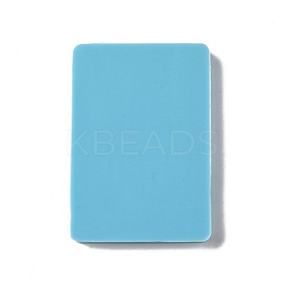 DIY Rectangle Tarot Card with Sun & Flower Pattern Pendant Food Grade Silicone Molds DIY-G083-04-1