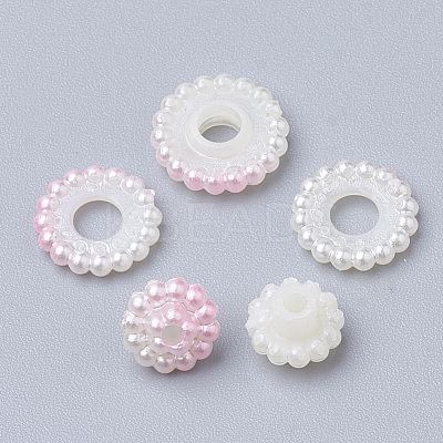 Imitation Pearl Acrylic Beads OACR-T004-12mm-16-1