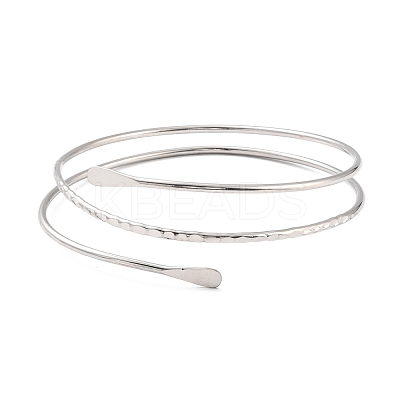 Wire Wrap Upper Arm Cuff Band AJEW-G033-07P-1