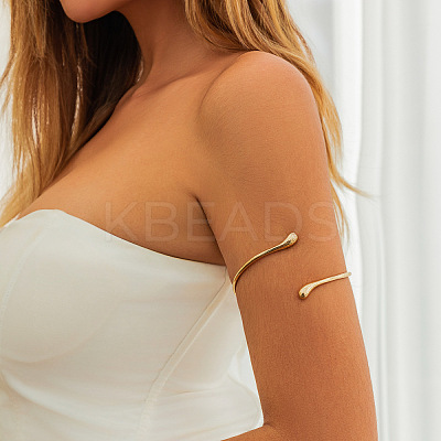 Alloy Arm Cuff Bangles for Women WG62482-01-1
