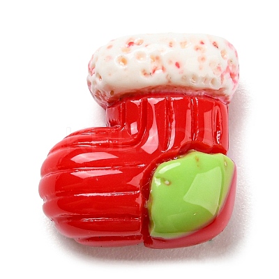 Christmas Opaque Resin Cabochons LS-RESI-K027-21G-1