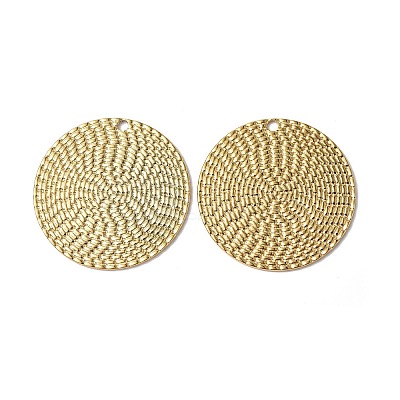 Ion Plating(IP) 304 Stainless Steel Pendants STAS-C066-06G-1