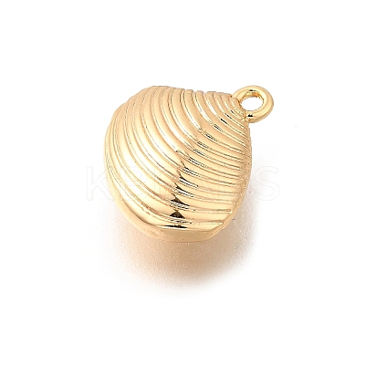 Ocean Theme Brass Charms KK-C096-13D-G-1