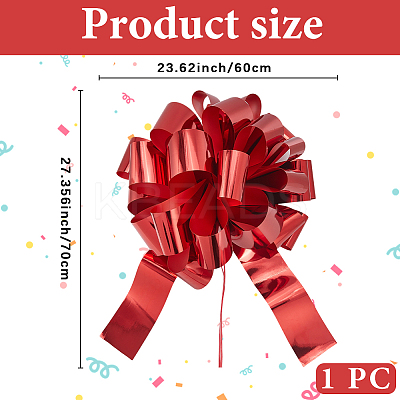 Plastic Flower Pull Bows FIND-WH20030-06H-1
