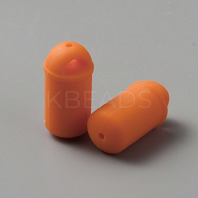 Bottle Food Grade Eco-Friendly Silicone Beads LS-SIL-WH0006-20E-1