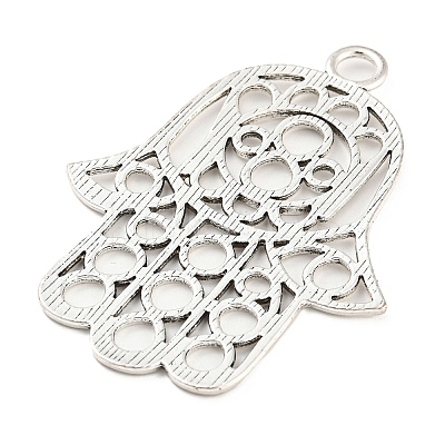 Tibetan Style Alloy Big Pendants TIBE-P001-36AS-1