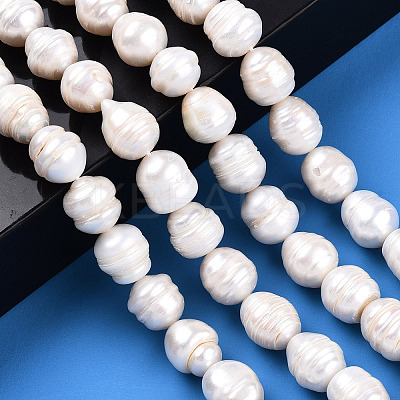 Natural Cultured Freshwater Pearl Beads Strands PEAR-N012-11B-1