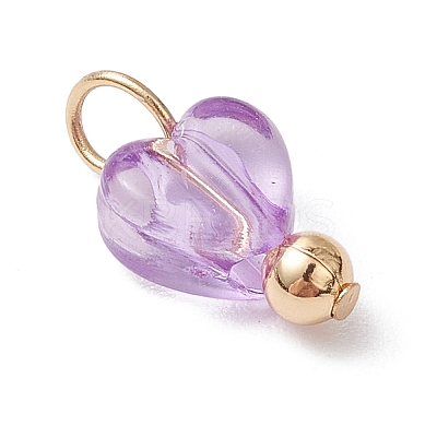 Transparent Acrylic Pendants PALLOY-JF03346-1