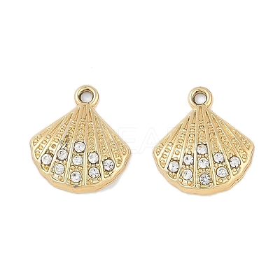 Alloy Crystal Rhinestone Pendants FIND-M018-14G-1